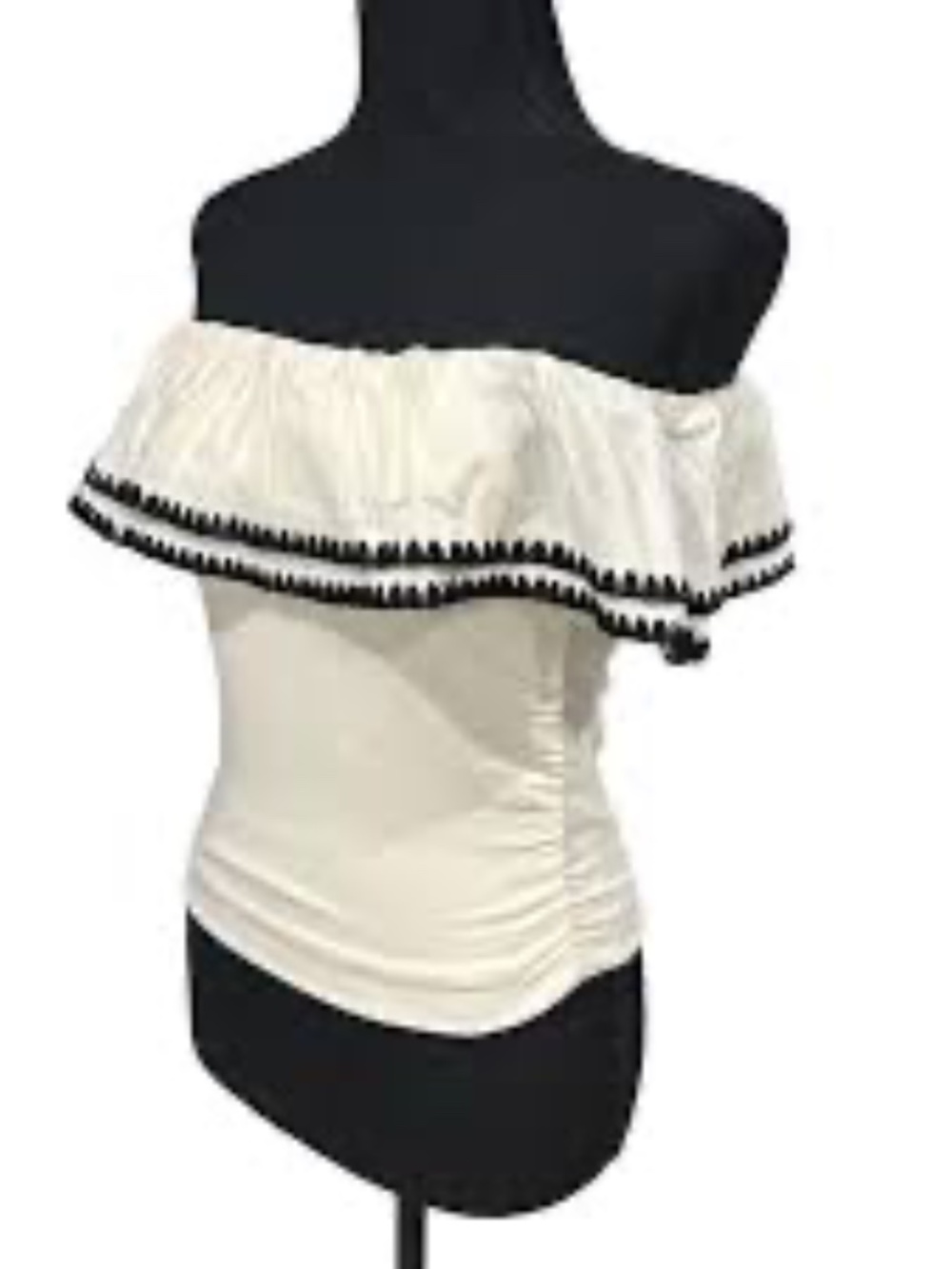J Crew NWOT Off Shoulder ruffle top